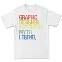 White funny graphic designer t shirt Premium Tee - linhVisuals
