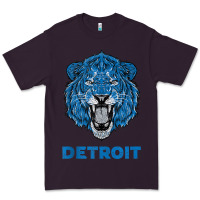Plum funny vintage lion face head detroit gifts tank top Premium Tee - linhVisuals