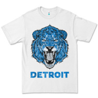 White funny vintage lion face head detroit gifts tank top Premium Tee - linhVisuals