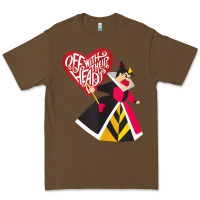 Cacao alice in wonderland queen of hearts off with their heads tank top Premium Tee - linhVisuals