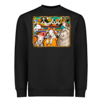 Black autumn sheeps Heavyweight Sweatshirt - Jasminsmagicworld