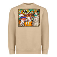 Mushroom autumn sheeps Heavyweight Sweatshirt - Jasminsmagicworld