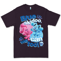 Plum blue's clues & you blue skidoo, we can too tank top Premium Tee - linhVisuals