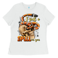 White i put a spell on you Ladies Tee - BundleAndBundleShop