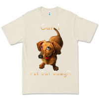 Bone can i pet dat dawg funny dog dachshund lover doxie gift t shirt Premium Tee - linhVisuals