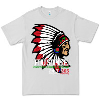 Dove Grey hustle 247 gang clothing native american men gift t shirt t shirt Premium Tee - linhVisuals