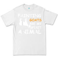 White fainting goats are my spirit animal t shirt Premium Tee - linhVisuals