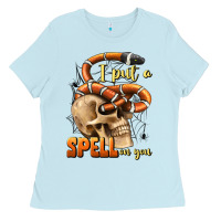 Baby Blue i put a spell on you Ladies Tee - BundleAndBundleShop
