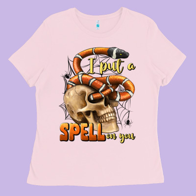 I Put A Spell On You Ladies Tee Designed By Bundleandbundleshop