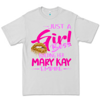 Dove Grey just a girl boss building her mary kay empire gift for women t shirt Premium Tee - linhVisuals