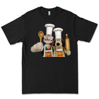 Black Wallace Gourmeat Premium Tee - linhVisuals