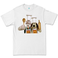 White Wallace Gourmeat Premium Tee - linhVisuals