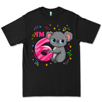 Black kids 6th birthday shirt for girls koala bear 6 years old t shirt Premium Tee - linhVisuals