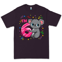 Plum kids 6th birthday shirt for girls koala bear 6 years old t shirt Premium Tee - linhVisuals