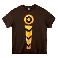 Chocolate Brown marker chain fa element Heavy Core Tee - FaDigitalArtStudio