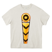 Cream marker chain fa element Heavy Core Tee - FaDigitalArtStudio