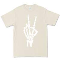 Bone skeleton peace Premium Tee - linhVisuals