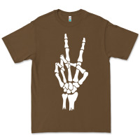 Cacao skeleton peace Premium Tee - linhVisuals