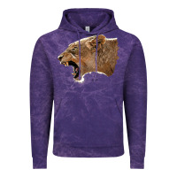 Cloud Purple Puma Head Vintage Hoodie - LillyAllenDesigns
