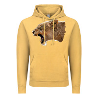 Vintage Mustard Puma Head Vintage Hoodie - LillyAllenDesigns