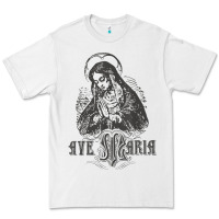Ave Maria Schubert Latin Mass Blessed Mother Hail Mary Lady T Shirt Premium Tee | Teevron