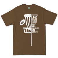 Cacao christian disc golf i can do all things philippians 4 13 t shirt Premium Tee - linhVisuals
