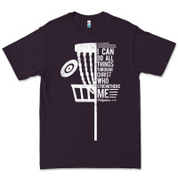 Plum christian disc golf i can do all things philippians 4 13 t shirt Premium Tee - linhVisuals