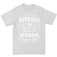 Dove Grey bourbon goes in wisdom comes out funny whiskey lover gift premium t sh Premium Tee - linhVisuals