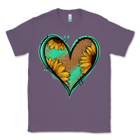 Lavender Sunflower Heart Classic Tee - Jasminsmagicworld