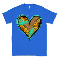 True Royal Sunflower Heart Classic Tee - Jasminsmagicworld