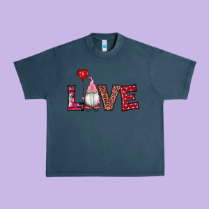 Valentine's Day Gnomes Love Urban Heavy Tee Designed By Ranaportraitstore