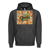 Charcoal Heather Pumpkin spice junkie Zipper Hoodie - RanaPortraitStore