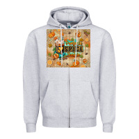 Heather Grey Pumpkin spice junkie Zipper Hoodie - RanaPortraitStore