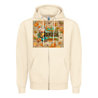 Sandshell Pumpkin spice junkie Zipper Hoodie - RanaPortraitStore