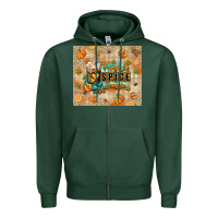 Sports Green Pumpkin spice junkie Zipper Hoodie - RanaPortraitStore