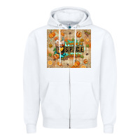 White Pumpkin spice junkie Zipper Hoodie - RanaPortraitStore