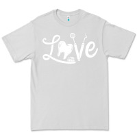 Dove Grey dentistry dentist dental assistant dental hygienist gift pullover hood Premium Tee - linhVisuals