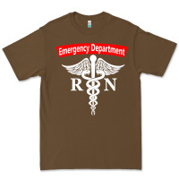 Emergency Department Nursing Er Registered Nurse Rn Caduceus Raglan Ba Premium Tee | Teevron