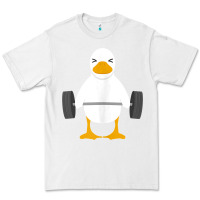 White duck deadlift design   weight lifting gym workout tank top Premium Tee - linhVisuals