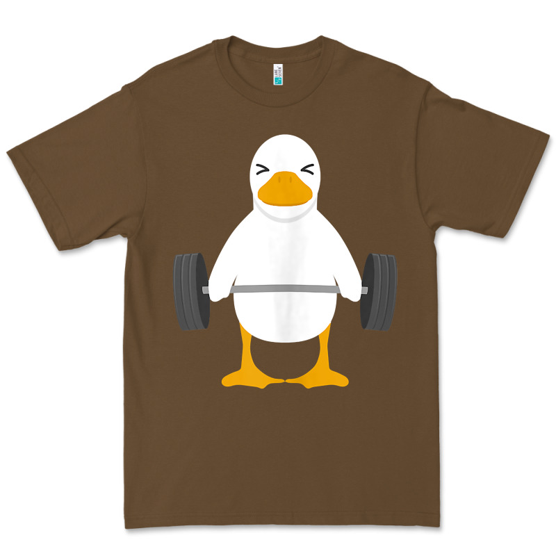 Duck Deadlift Design   Weight Lifting Gym Workout Tank Top Premium Tee by linhVisuals | Teevron