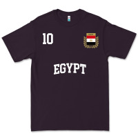 Plum egypt team sports number 10 soccer egyptian flag t shirt Premium Tee - linhVisuals