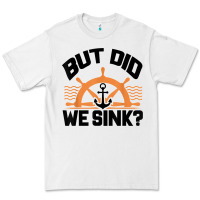 White funny boat captain gift for boater men women cool boating t shirt Premium Tee - linhVisuals