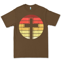 Cacao jesus cross retro style vintage t shirt Premium Tee - linhVisuals