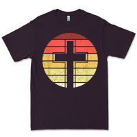 Jesus Cross Retro Style Vintage T Shirt Premium Tee | Teevron