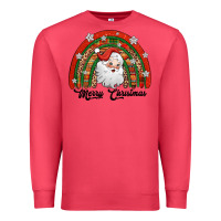 Cardinal merry christmas santa rainbow Premium Sweatshirt - Jasminsmagicworld