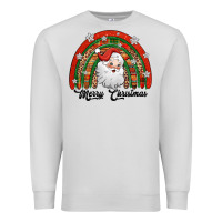 Dove Grey merry christmas santa rainbow Premium Sweatshirt - Jasminsmagicworld
