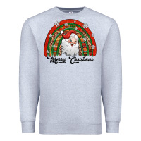 Heather Grey merry christmas santa rainbow Premium Sweatshirt - Jasminsmagicworld