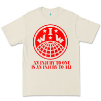 Bone iww injury one is injury to all front and back red zip hoodie Premium Tee - linhVisuals