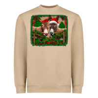 Mushroom christmas donkeys Heavyweight Sweatshirt - Jasminsmagicworld