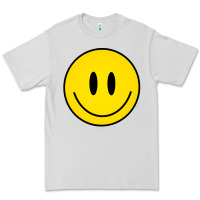 Retro Happy Vibe Smiley Face Happy Face Graphic Sweatshirt Premium Tee | Teevron